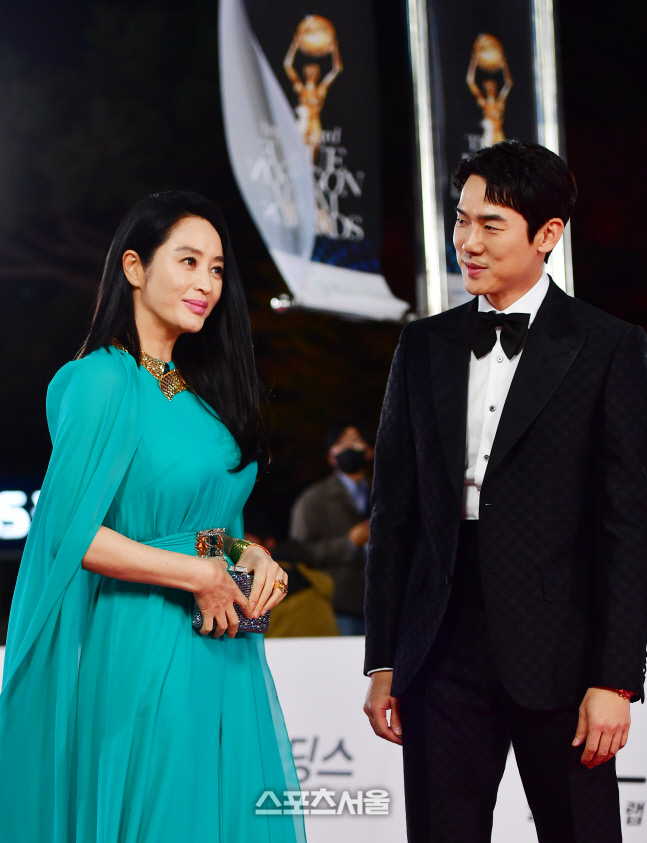 '우리 오늘도 잘 할거야!' 김혜수와 유연석[포토]