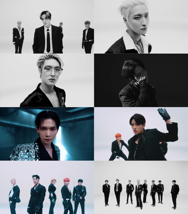 에이티즈, 수트에 퍼포먼스까지! 컬러와 흑백 모두 잡은 비주얼