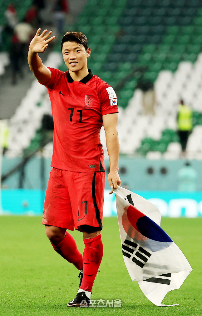 [포토] 황희찬, 포르투갈전 히어로