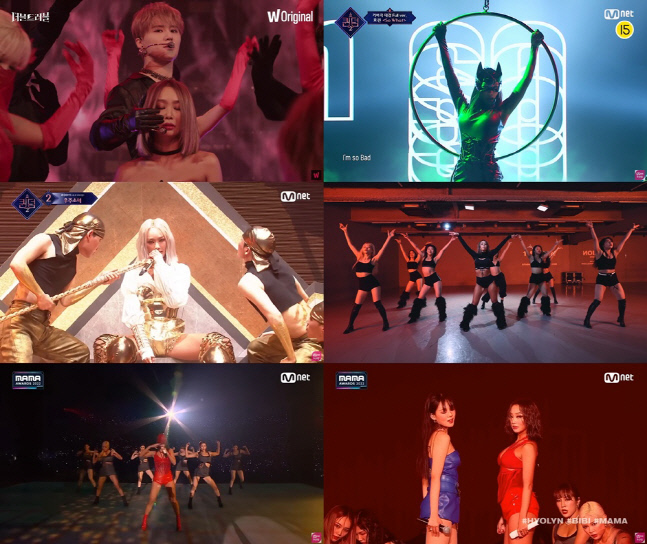 효린, '솔로 퀸' 입지 다진 2022…'퀸덤2'→'마마 어워즈' 장악한 퍼포먼스