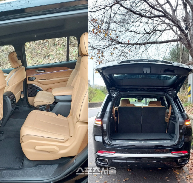 2021년식 그랜드 체로키L(위)과 2022년식 그랜드 체로키L. 스포