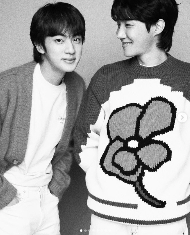 BTS 제이홉 "건행합시다 형" 입대 진과 최후의 만찬 공개