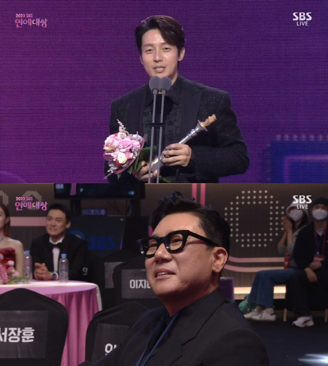 허경환, '미우새'로 우수상…"母 우울증 낫고 연예인병 생겨"[SBS 연예대상]