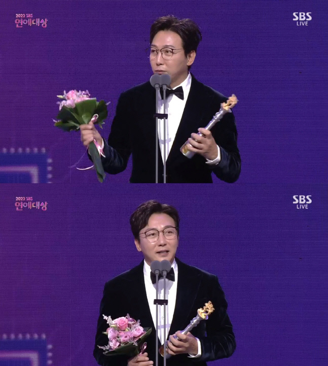 '대상 후보' 탁재훈, 프로듀서상 수상에 "큰 고통 끝내줘서 감사"[SBS 연예대상]