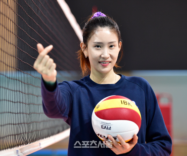 IBK 김수지 새해 인터뷰[포토]