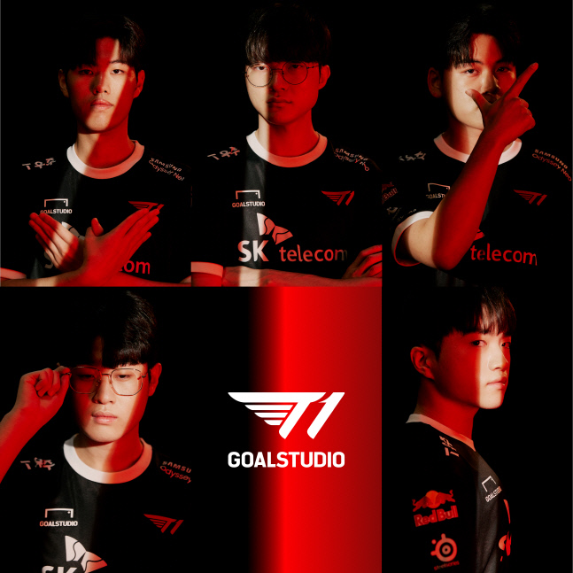 2023시즌 유니폼 ‘SK텔레콤’ 전면 배치…T1, 골스튜디오와 의류 파트너십 체결