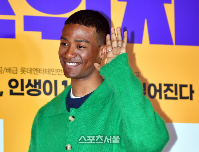 '스위치' VIP시사회 찾은 모델 한현민[포토]