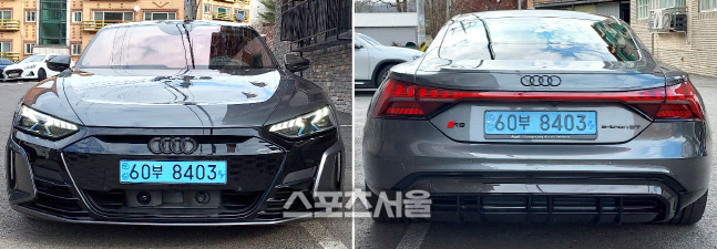 아우디 RS e-트론 GT. 스포츠서울 이웅희기자 iaspire@