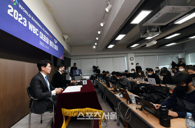 [포토]KBO, 2023 WBC 대표팀 엔트리 30인 발표