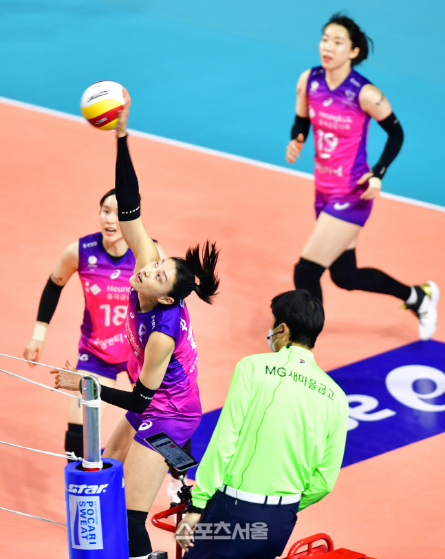 강타터트리는 김연경 [포토]