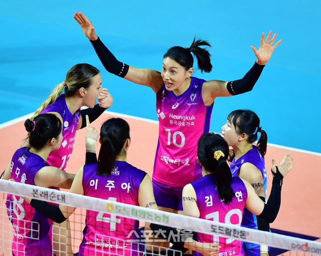 '플레이는 정상적으로' 김연경 [포토]