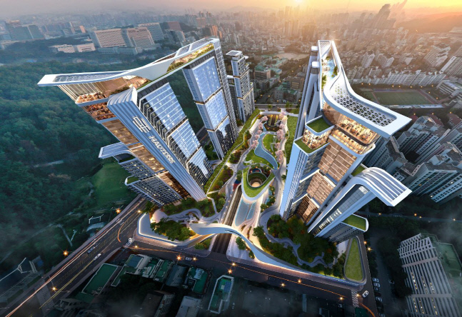 포스코건설, 강남 대단지 재건축 수주 '오티에르' 첫선