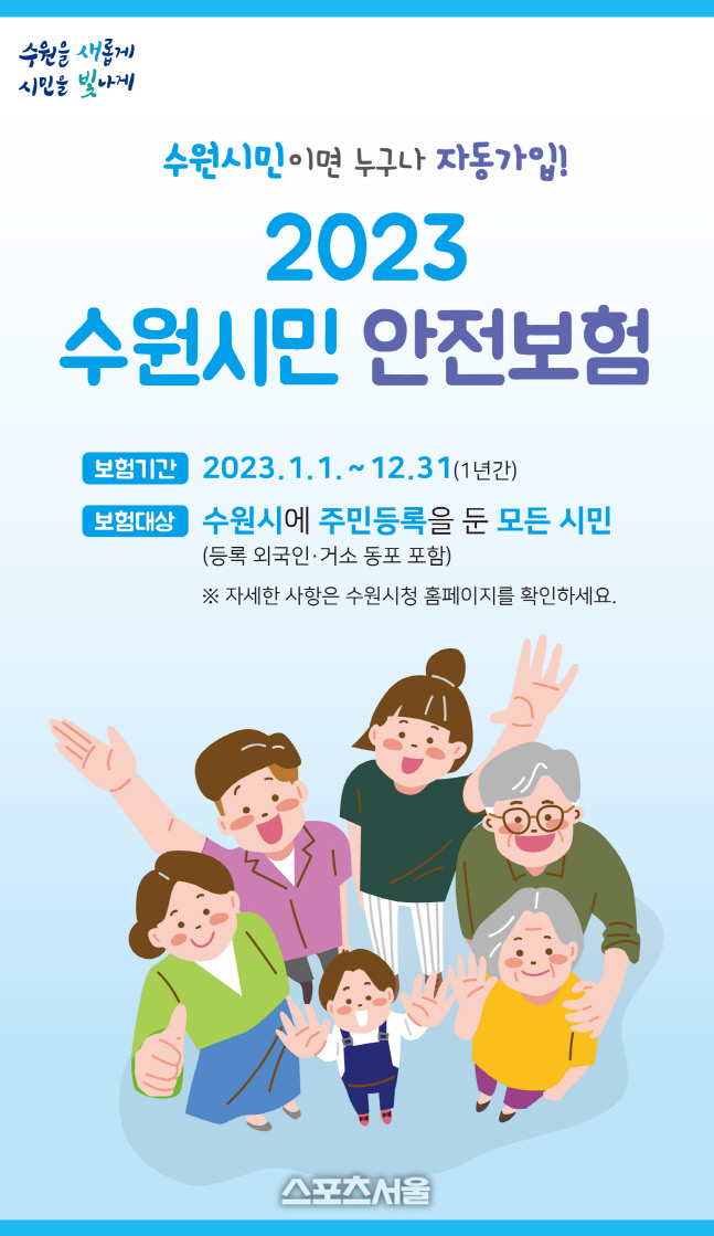 수원시, 개물림 사고 등도 시민안전보험 보장 포함