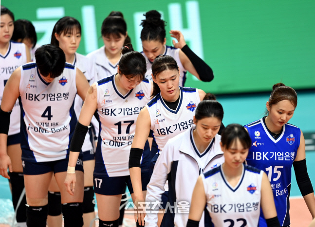 [포토] 기업은행, GS칼텍스에 0-3 완패