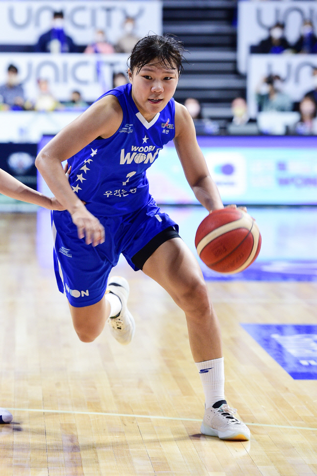 구단 최다연승 '17'을 깨보자! 우리은행 박지현은 최선을 다짐했다 [SS인터뷰]