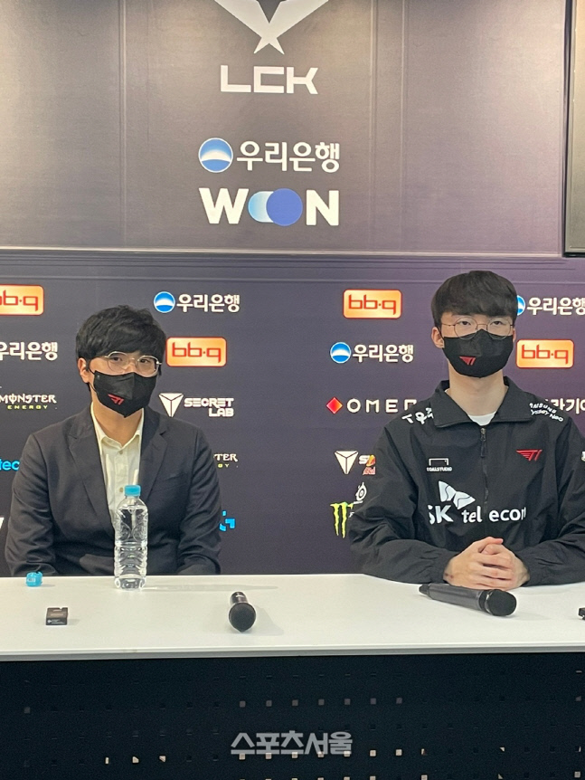 [승장] '벵기' 배성웅 T1 감독 "젠지에 승리, 절반은 성공"