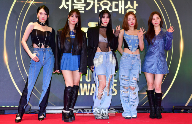 기분좋은 귀환 카라, 서울가요대상 레드카펫[포토]