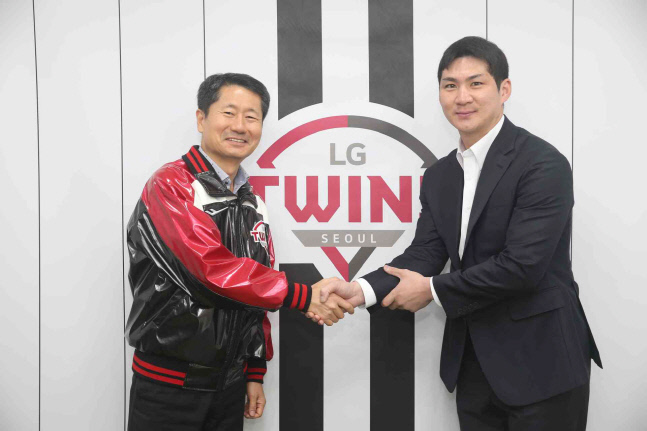 LG스포츠 김인석 대표이사_오지환