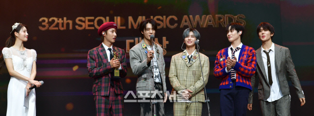 \'소감 전하는\' 서가대 대상 NCT DREAM[포토]