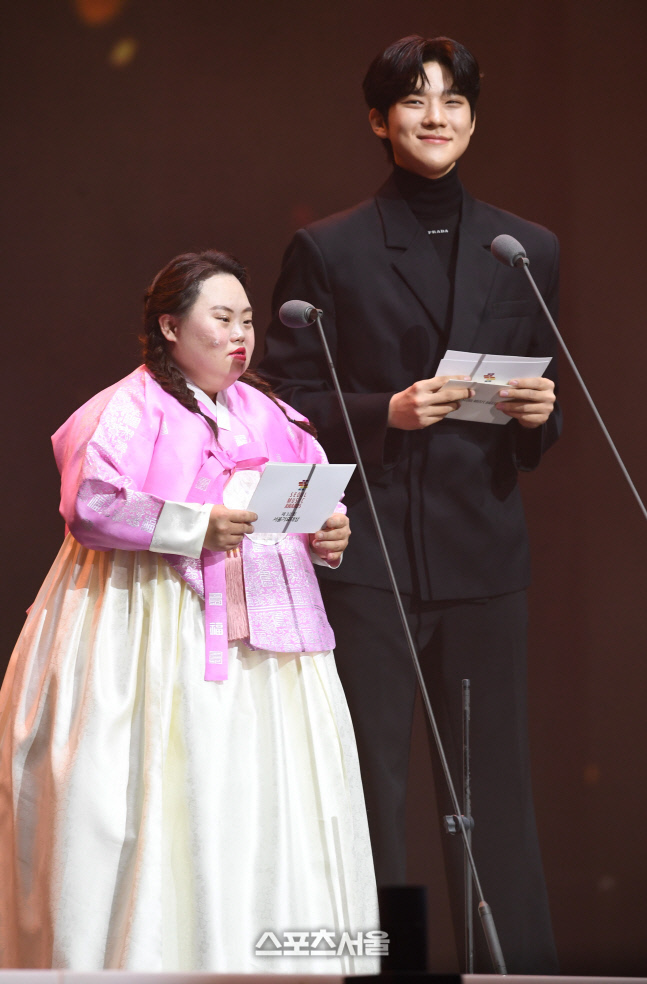 [포토]정은혜 작가과 배우 문상민