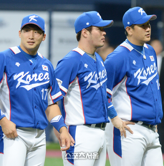 [SS포토] 보기만해도 무시무시한 나성범-박병호-이대호!