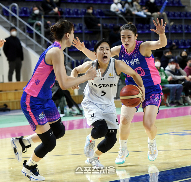 [포토] 심성영 \'이중수비 뚫고\'