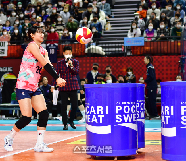 '베스트 리베로 콘테스트' 우승 최효서[포토]