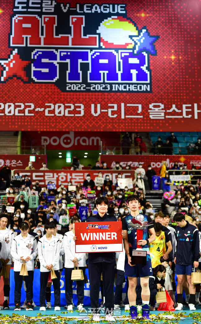 후배들 물리치고 우승한 M-스타들[포토]