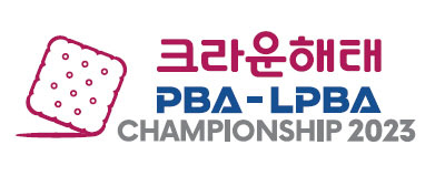 \'크라운해태 PBA-LPBA 챔피언십\' 대회로고