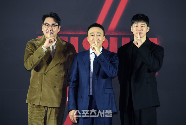 [포토]영화 '대외비'의 조진웅-이성민-김무열