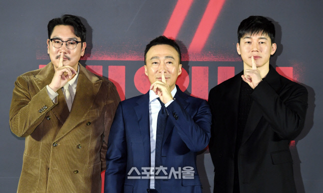 [포토]조진웅-이성민-김무열, 쉿! 대외비입니다!