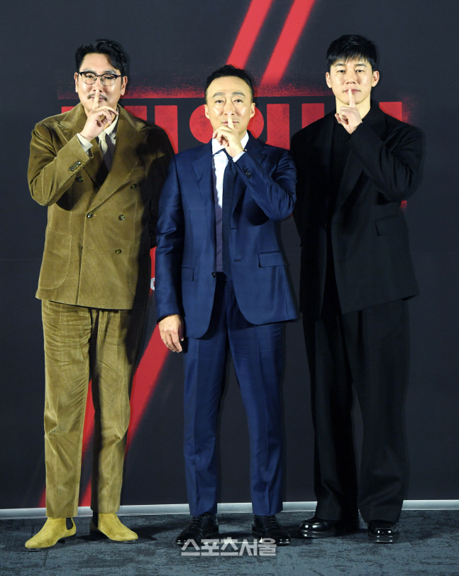 [포토]영화 '대외비'의 주연 맡은 조진웅-이성민-김무열