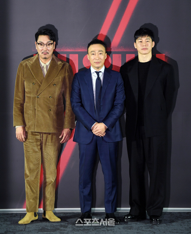 [포토]조진웅-이성민-김무열, \'대외비\' 많이 기대해 주세요!