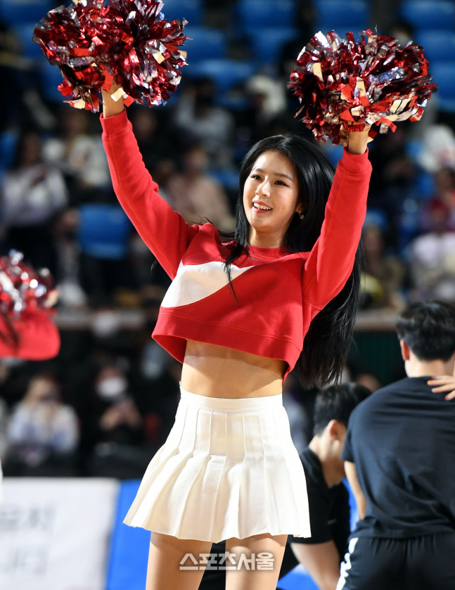 [포토] 치어리더 박기량 '미소 가득'