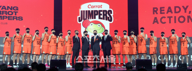 [포토] 고양 캐롯 점퍼스 \'화이팅!\'