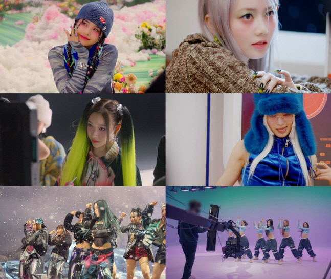 XG, MV 촬영 현장 비하인드 공개…데뷔 1년차부터 프로페셔널