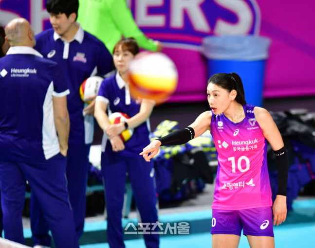 훈련도 실전처럼, 김연경[포토]