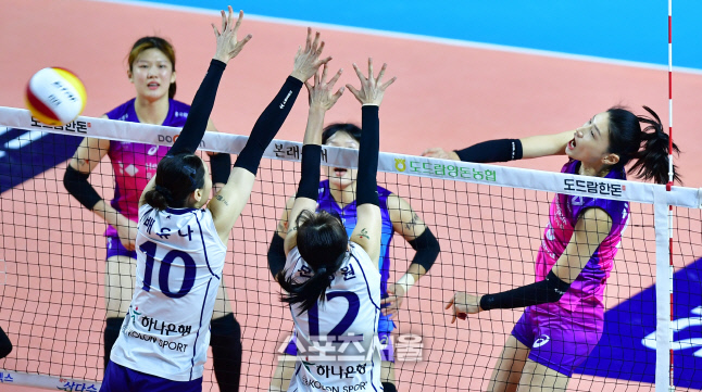 '첫득점은 내가' 김연경[포토]