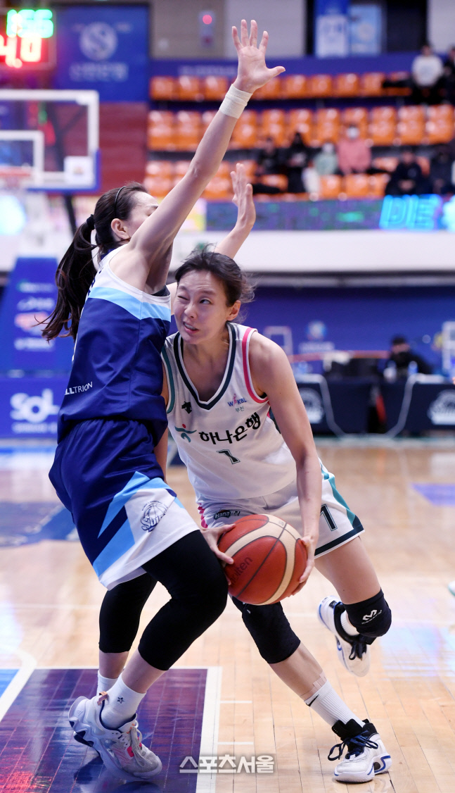 [포토] 신지현 '막아도 소용 없어'