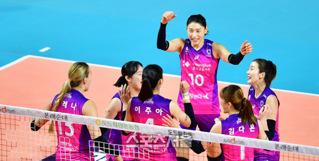 '오늘 분위기 좋다!' 김연경[포토]