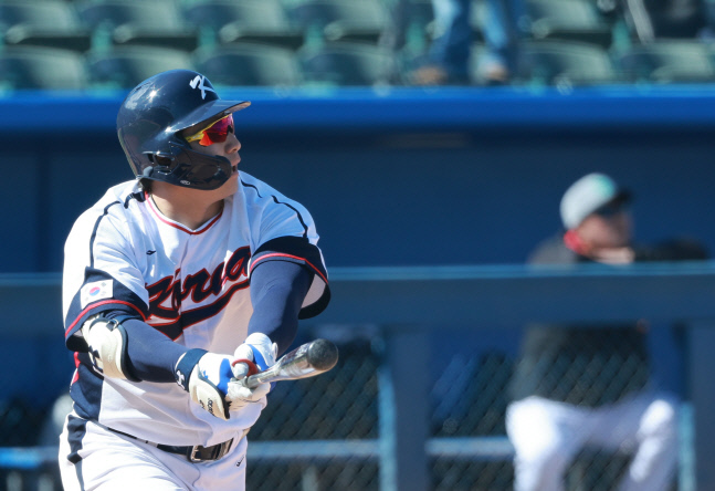 나성범, 1타점 3루타<YONHAP NO-1431>