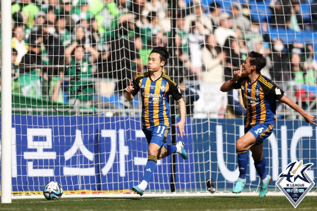 내성적인 엄원상, 전북 저격 후 '거친 세리머니'…"팀에 이득됐죠"[현장인터뷰]