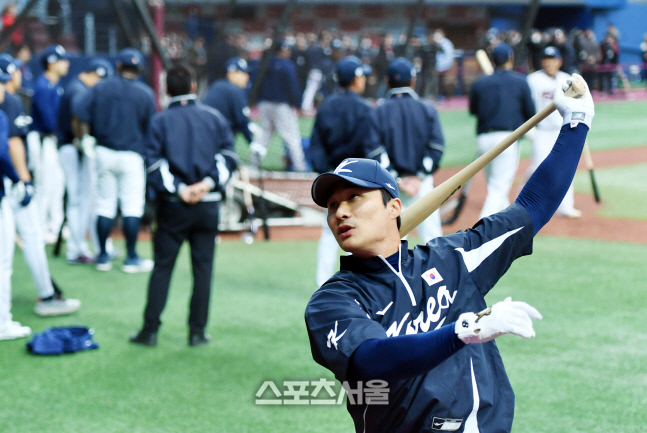 \'도쿄돔 시원하게 가를게요!\' 김하성[포토]