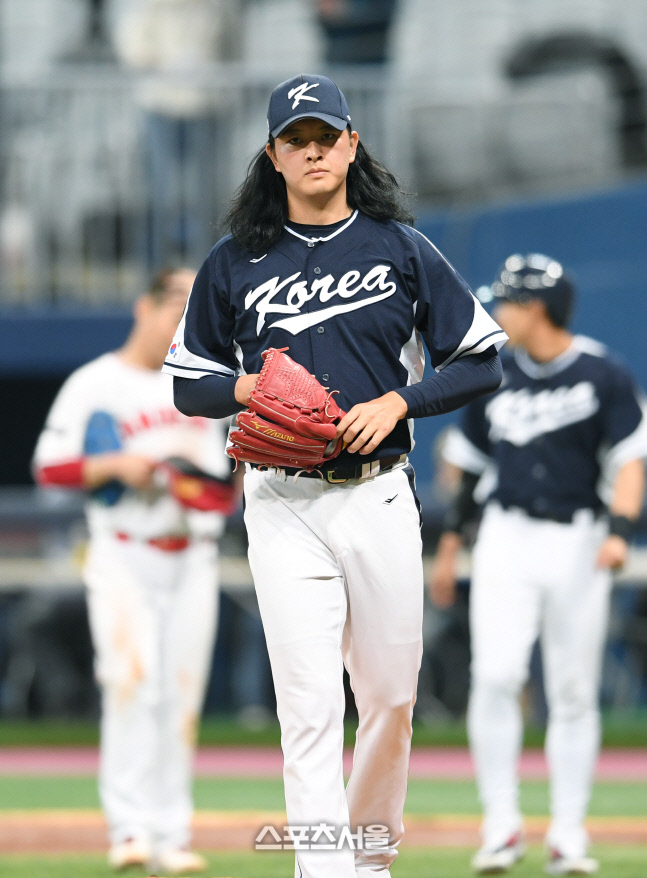 [포토]WBC 대표팀 김원중, 아쉬운 마무리