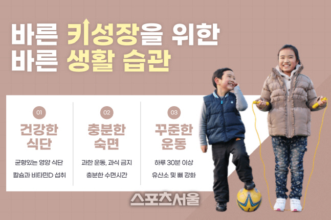 힘찬병원_보도자료 이미지_바른키성장을 위한 바른생활습관