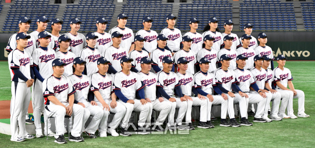 WBC 대한민국 선수단 공식단체촬영[포토]