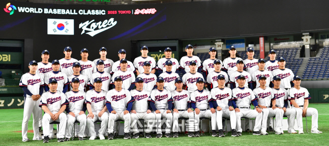 도쿄돔 입성, WBC 대한민국 선수단[포토]
