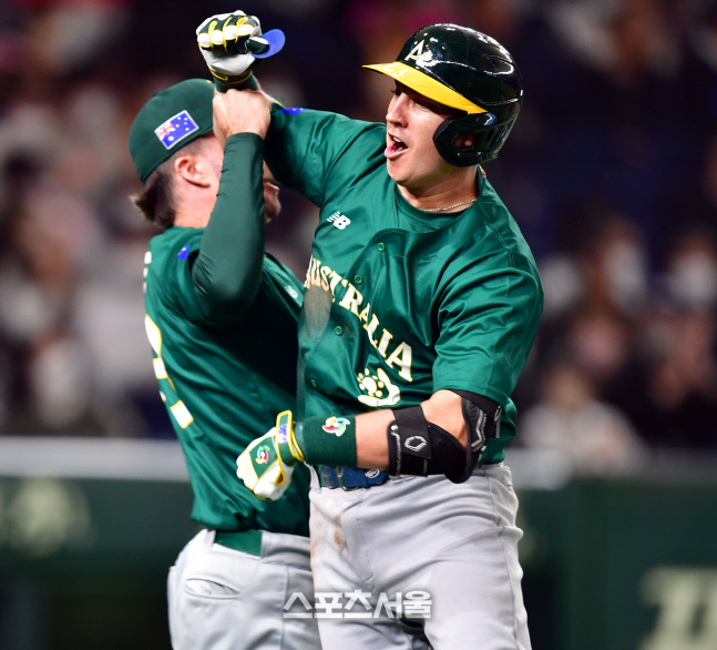 "자랑스러운 우리팀" 호주 감독, 韓에드먼 도루, 못 봤다고 고백 [WBC]