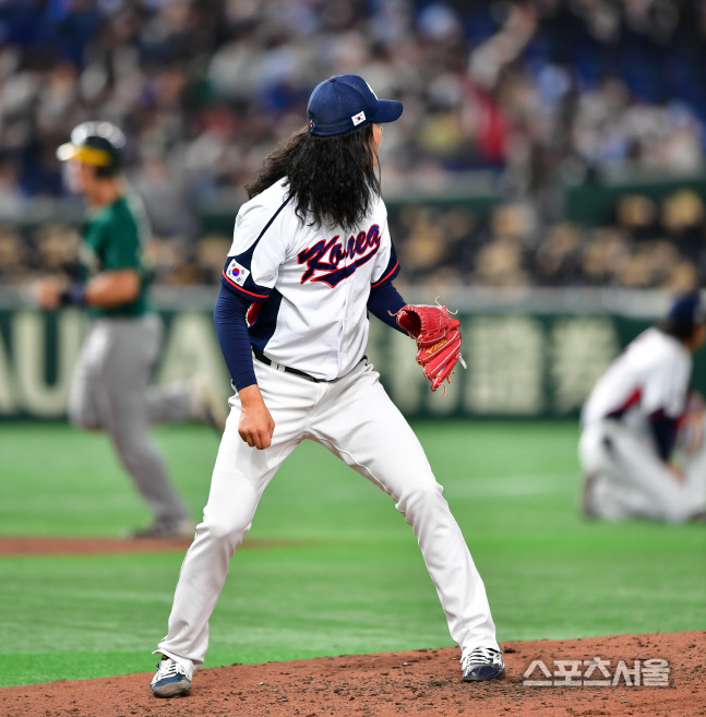 장발 마무리도, 대투수도 '와르르'...믿는 도끼의 배신, '강철매직'도 없다 [WBC]