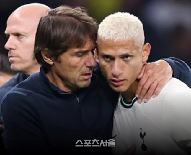 감독이 싫어 팀을 떠날 각오?...히찰리송-콘테 신경전 어찌될까